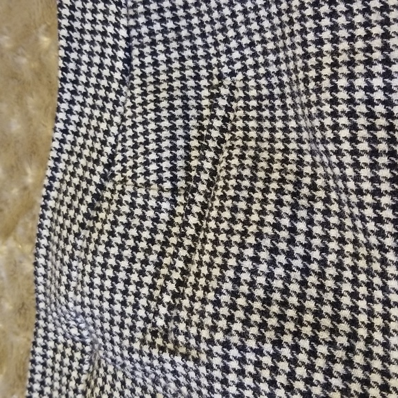 Boden British Tweed Wool Houndstooth Trousers Size - Picture 13 of 13